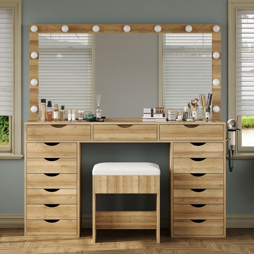 Dressing table with - table,