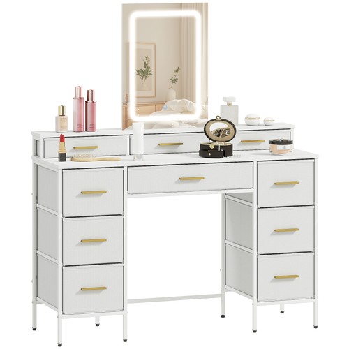 Dressing table with - table, led
