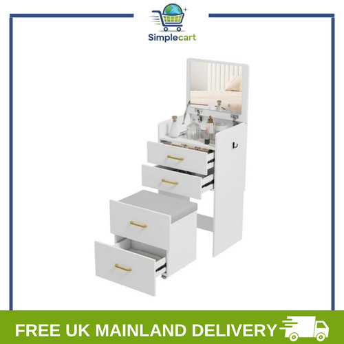 Two piece dressing table with - dressing,
