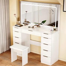 Large Dressing Table With LED