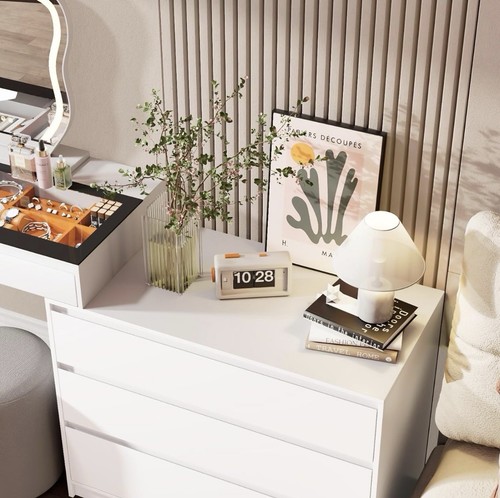 Brottar corner makeup vanity - makeup,