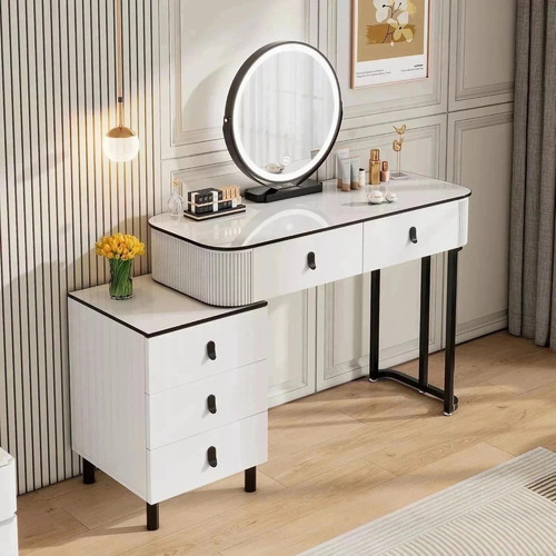 Dressing table with - table, led
