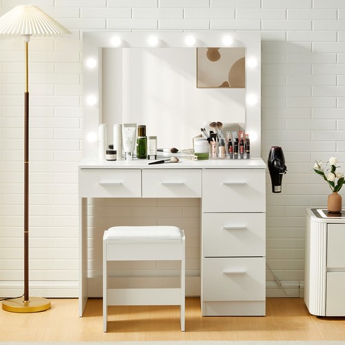 Led vanity table - vanity, set