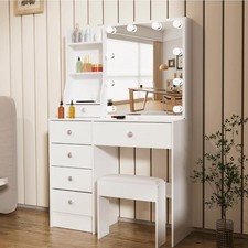 Vanity Desk with Sliding