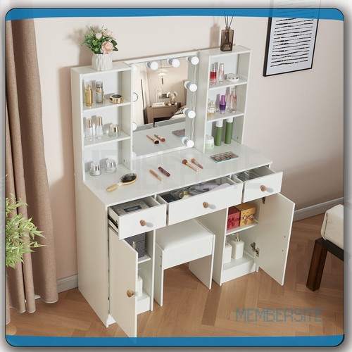 Large dressing table with - with, led