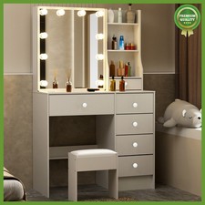 Vanity Makeup Table 6-Drawers