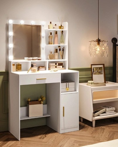 Dressing table with - table,